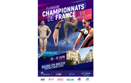 Championnats de France Eté Jeunes &amp; Elite - 10 au 12 juin 2022 - Carré d'eau